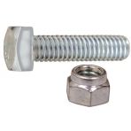 5/16-18 X 1 1/4 Battery Terminal Bolt  & Collared Nut Zinc (100 pieces per package)